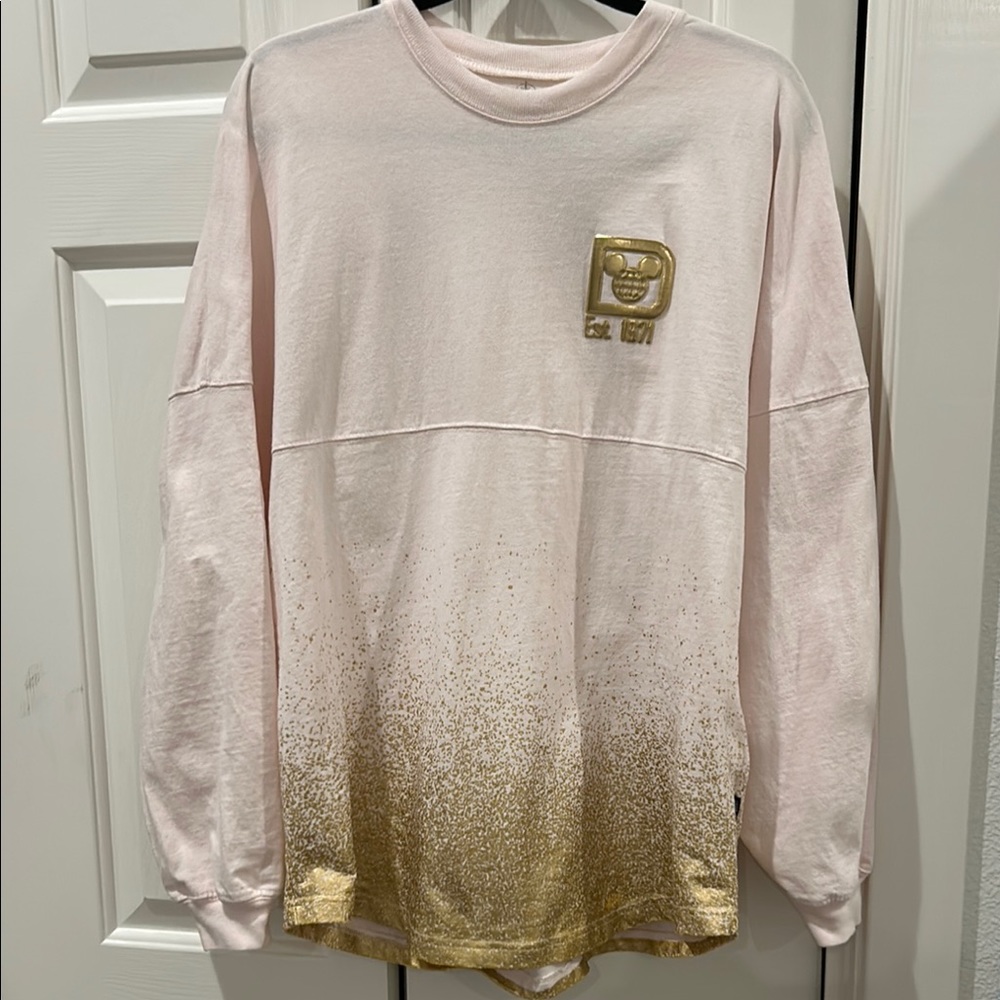 2021 Authentic Disney World Parks NY’s Eve Champagne Pink Gold Spirit Jersey